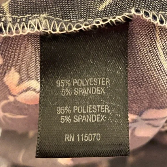 Nina Leonard Surplice Neckline Jumpsuit Size L - Picture 12 of 13